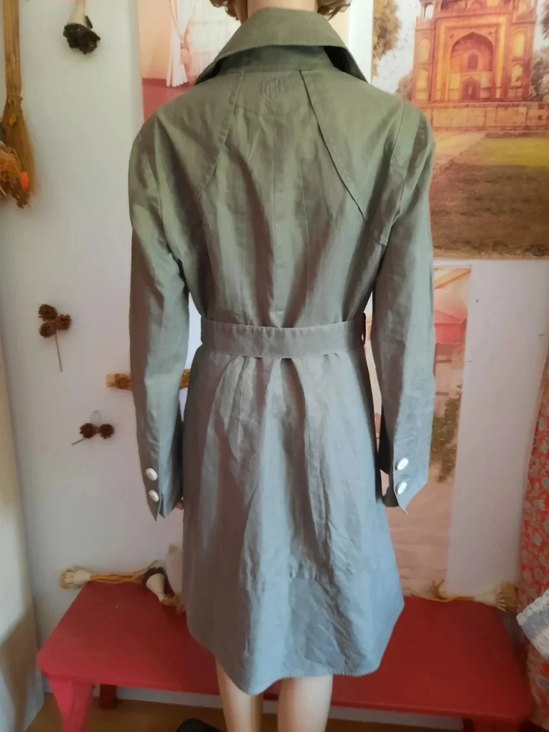 🥀Trench novo em Linho grosso, feminino Tamanho 40.One Step. – photo 4
